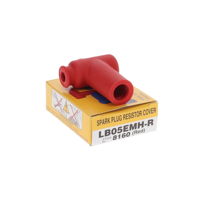 Capa de Vela Ignição de Silicone NGK (vermelha) 90º