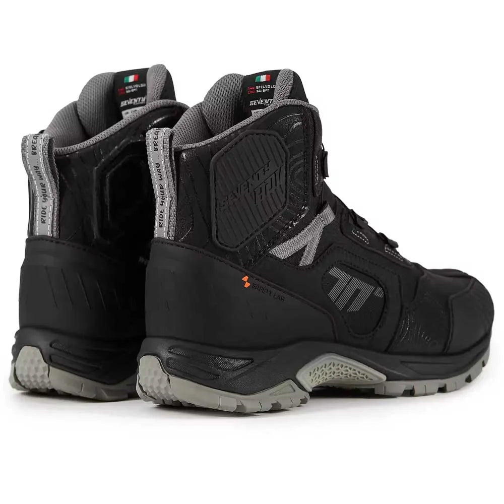 Botas de Estrada unissex SD-BA7 Preto-Cinza