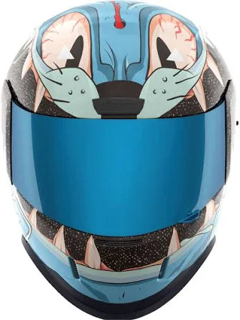 Icon Airform Nine Lives Capacete Integral azul