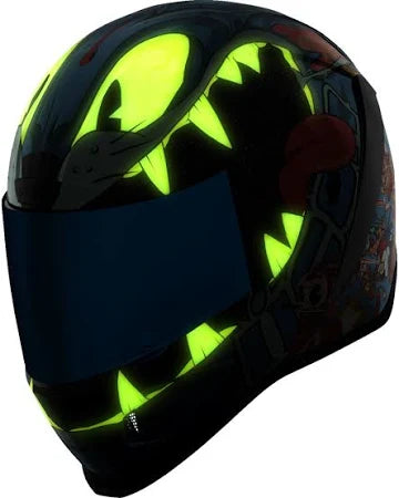 Icon Airform Nine Lives Capacete Integral azul