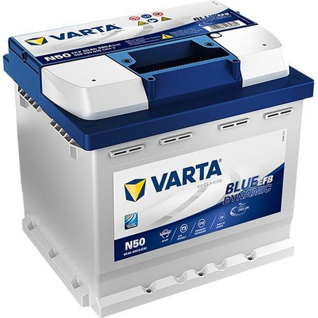 BATERIA VARTA N50 DYNAMIC EFB 50AMP 550EN 207X175X190 DTA