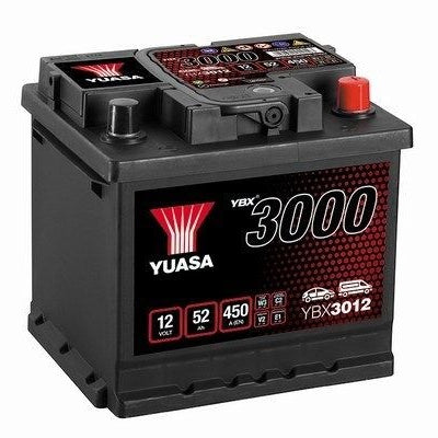 BATERIA YUASA YBX3012 12V 52AH EN 450A
