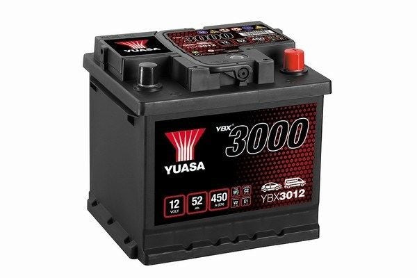 BATERIA YUASA YBX3012 12V 52AH EN 450A