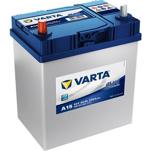 BATERIA VARTA A15 BLUE DY 40AMP 330EN 187X127X227 ESQ