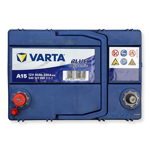BATERIA VARTA A15 BLUE DY 40AMP 330EN 187X127X227 ESQ