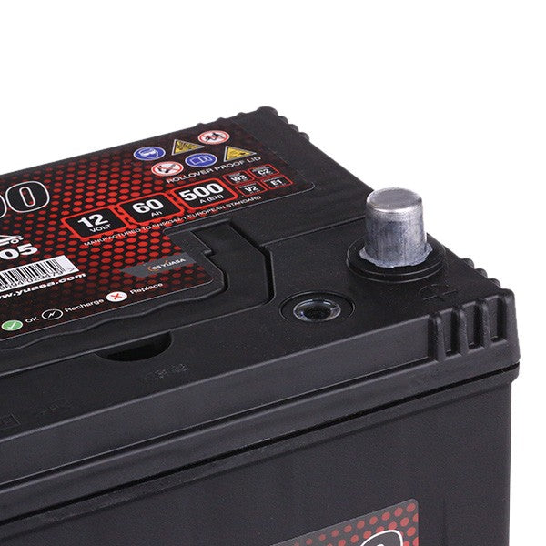BATERIA YUASA YBX3005 12V 60AH EN 500A