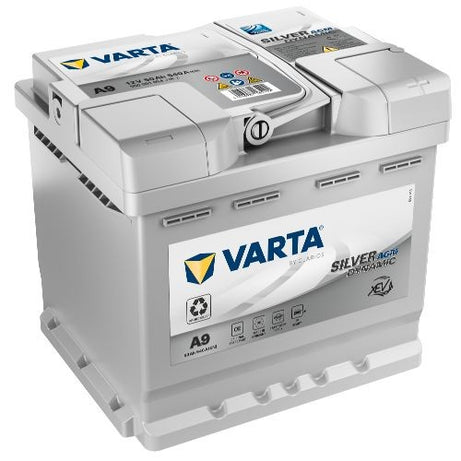 BATERIA VARTA A9 SILVER DY AGM 50AMP 540EN 207X175X190 DTA.