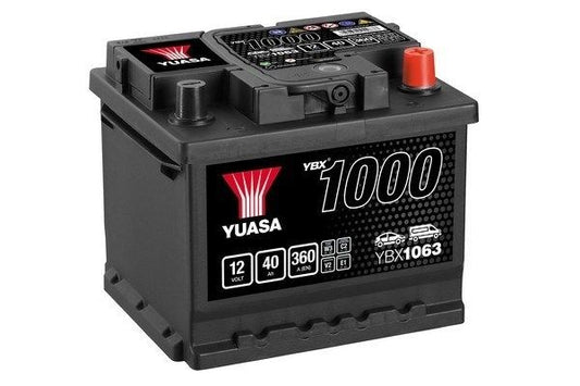 BATERIA YUASA YBX1063 12V 40AH EN 360A
