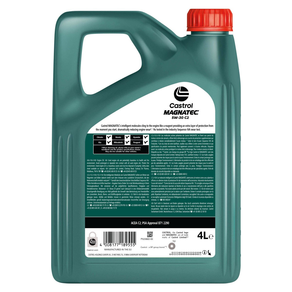 OLEO MOTOR CASTROL MAGNATEC 5W30 C2 (4L)