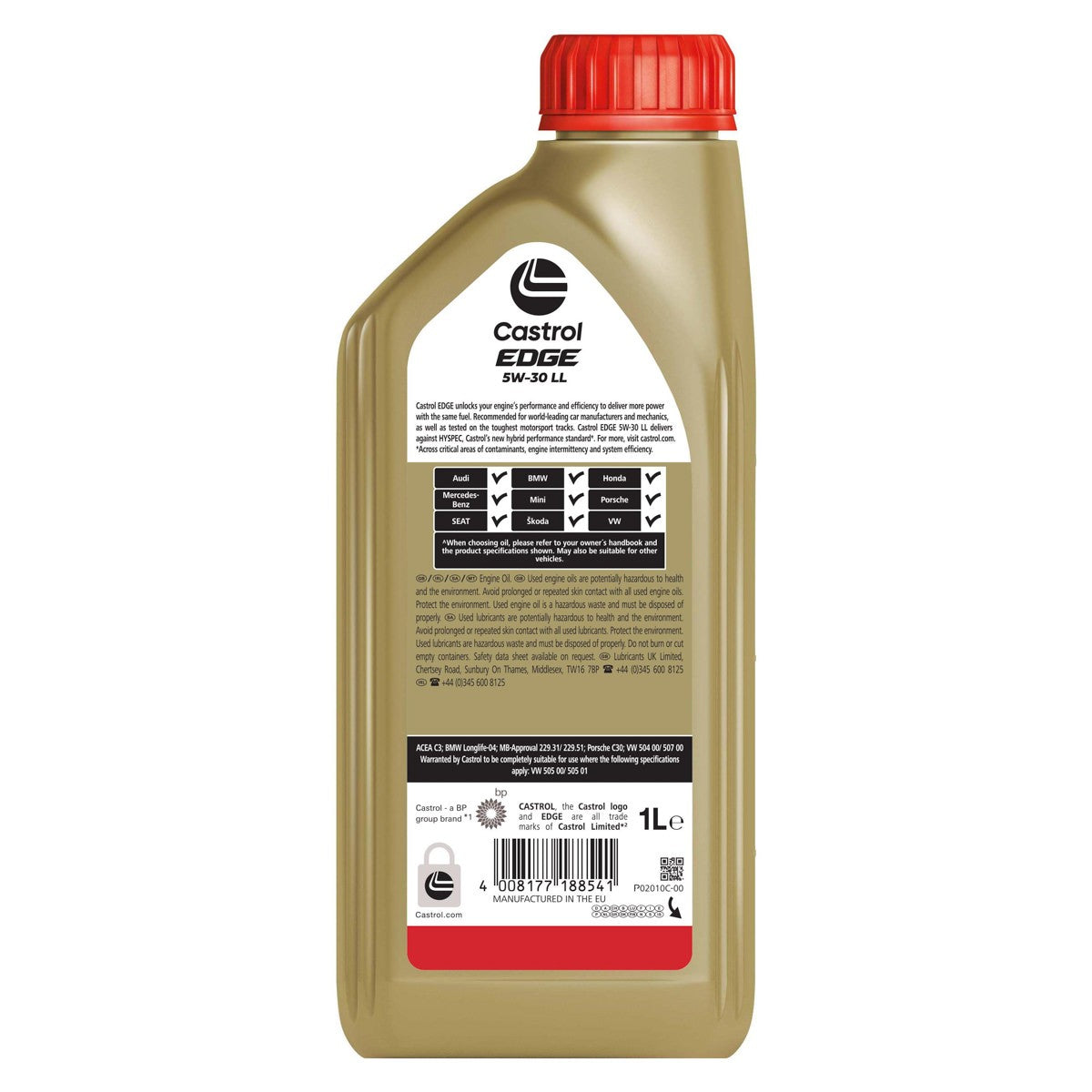 OLEO MOTOR CASTROL EDGE LL 5W30 1L