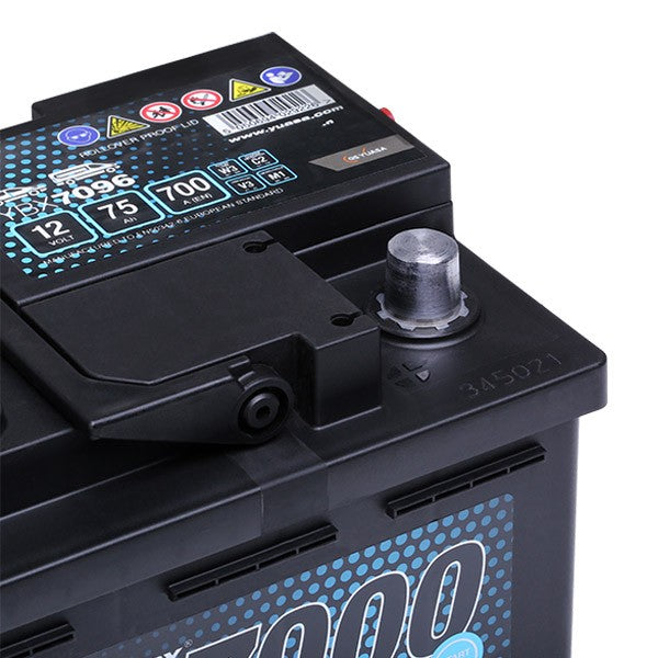 BATERIA YUASA YBX7096 12V 75AH EN 700A EFB