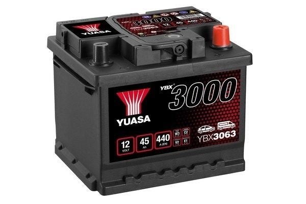 BATERIA YUASA YBX3063 12V 45AH EN 440A