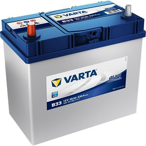 BATERIA VARTA B33 BLUE DY 45AMP 330EN 238X129X227 ESQ