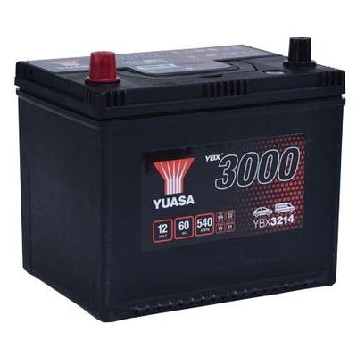 BATERIA YUASA YBX3214 12V 60AH EN 540A