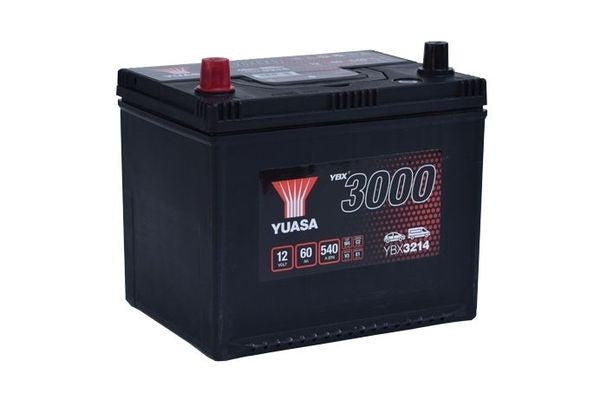 BATERIA YUASA YBX3214 12V 60AH EN 540A