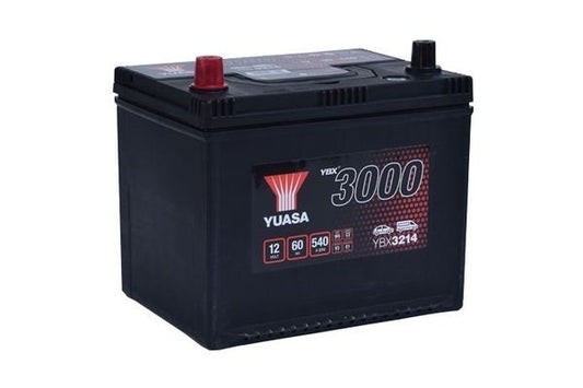 BATERIA YUASA YBX3214 12V 60AH EN 540A