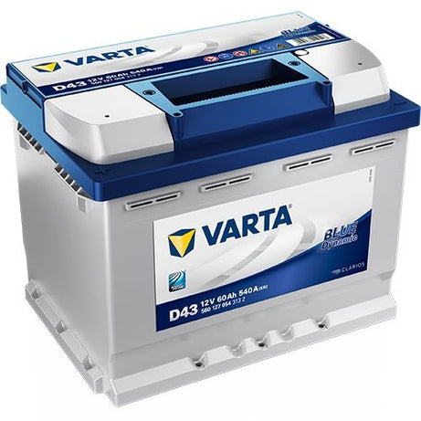 BATERIA VARTA BLUE DY 60AMP 540EN 242X175X190 ESQ D43