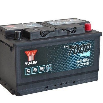BATERIA YUASA YBX7115 12V 85AH EN 760A EFB