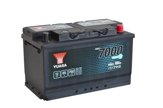 BATERIA YUASA YBX7115 12V 85AH EN 760A EFB