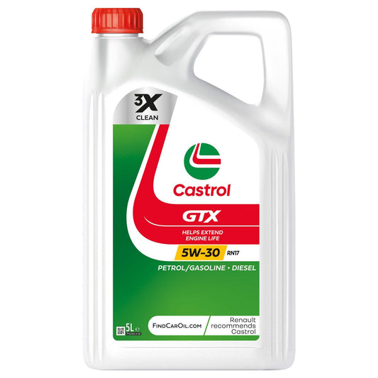 OLEO MOTOR CASTROL GTX 5W30 RN17 (5L)