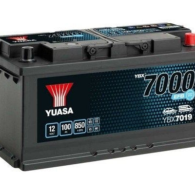 BATERIA YUASA YBX7019 12V 100AH EN 850A EFB