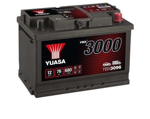 BATERIA YUASA YBX3096 12V 76AH EN 680A