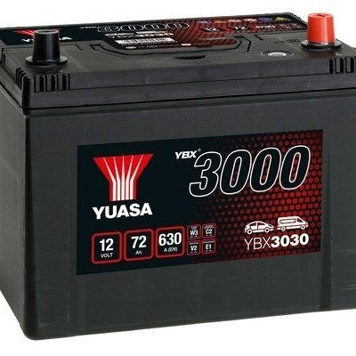 BATERIA YUASA YBX3030 12V 72AH EN 630A