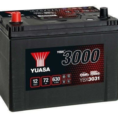 BATERIA YUASA YBX3031 12V 72AH EN 630A
