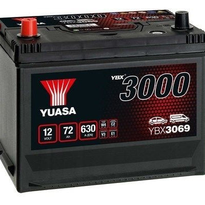 BATERIA YUASA YBX3069 12V 72AH EN 630A