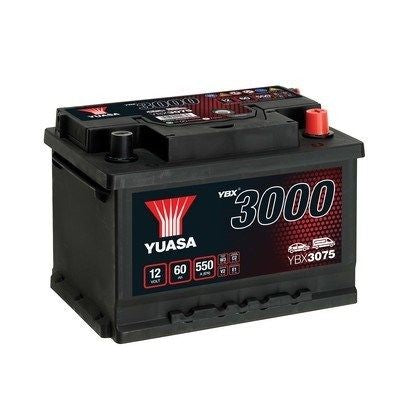 BATERIA YUASA YBX3075 12V 60AH EN 550A