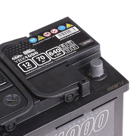 BATERIA YUASA YBX1096 12V 70AH EN 640A