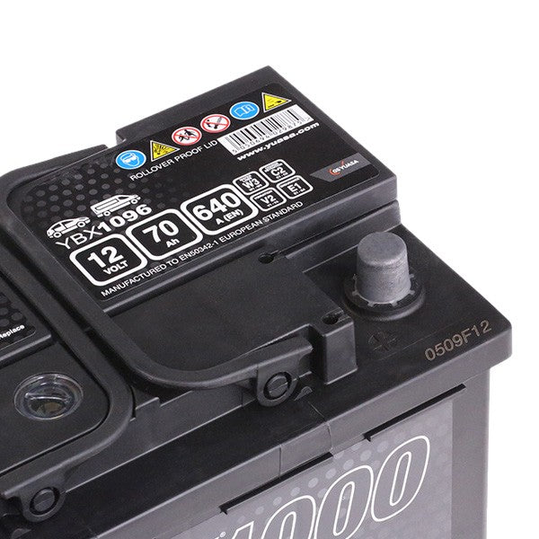 BATERIA YUASA YBX1096 12V 70AH EN 640A