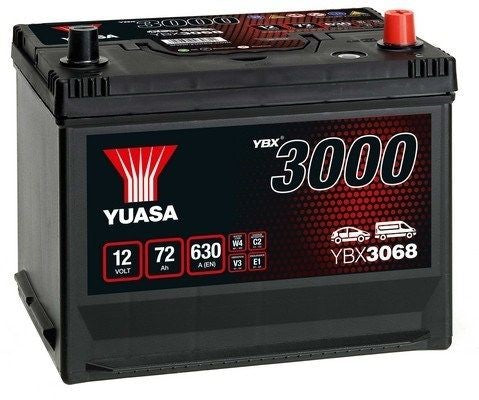 BATERIA YUASA YBX3068 12V 72AH EN 630A
