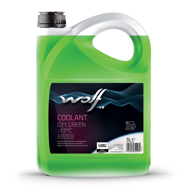 Anticongelante WOLF COOLANT G11 GREEN -17°C  5L