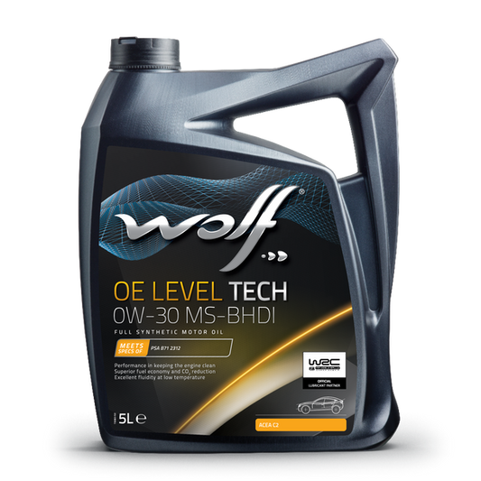 Oleo Motor Auto WOLF OE LEVELTECH 0W-30 MS-BHDI  5L
