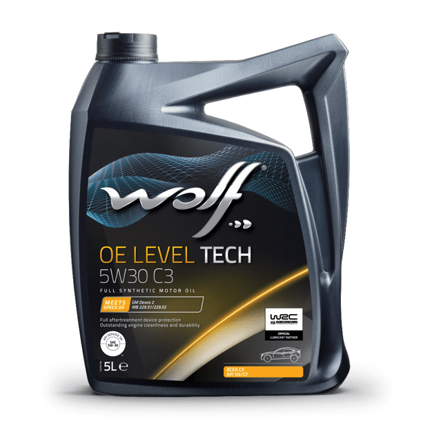 OLEO MOTOR AUTO WOLF OE LEVELTECH 5W30 C3 5L