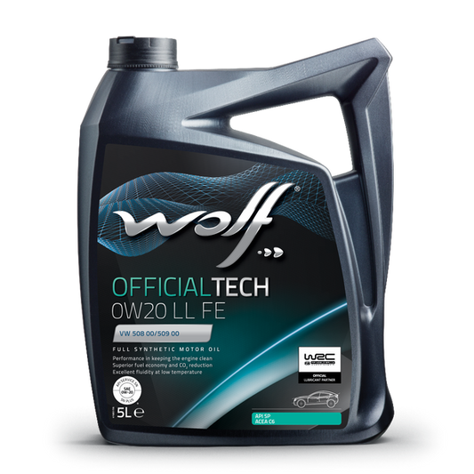Oleo Motor Auto WOLF OFFICIALTECH 0W20 LL FE 5L
