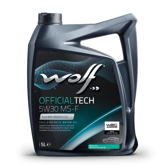 OLEO MOTOR AUTO WOLF OFFICIALTECH 5W30 MS-F  5L