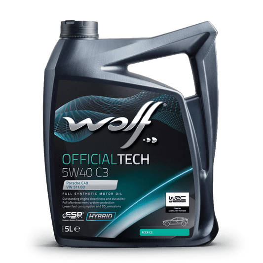 OLEO MOTOR AUTO WOLF OFFICIALTECH 5W40 C3  5L