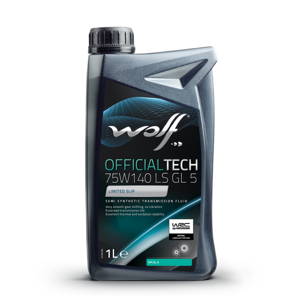 Oleo Caixa Velocidades WOLF OFFICIALTECH 75W140 LS GL 5  1L