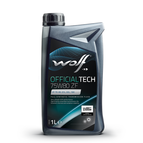 Oleo Caixa Velocidades WOLF OFFICIALTECH 75W80 ZF 1L