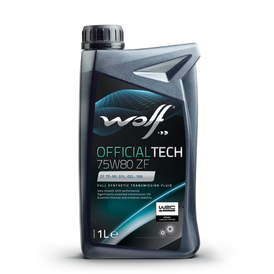Oleo Caixa Velocidades WOLF OFFICIALTECH 75W80 ZF 1L
