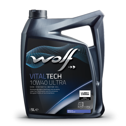 Oleo Motor Pesados WOLF VITALTECH 10W40 ULTRA 5L