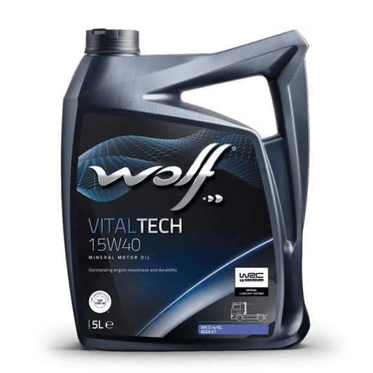 OLEO MOTOR AUTO WOLF VITALTECH 15W40  5L