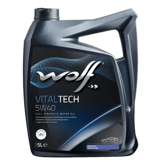 OLEO MOTOR AUTO WOLF VITALTECH 5W40  5L